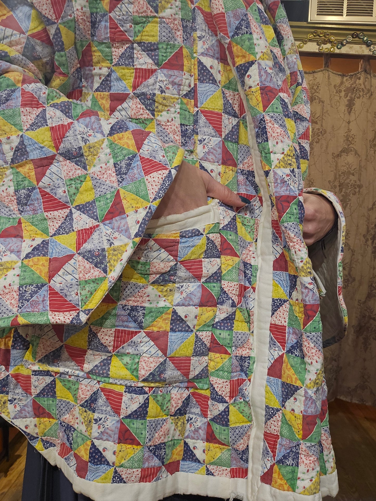 OOAK Handmade Upcycled Quilt Coat - Oz*