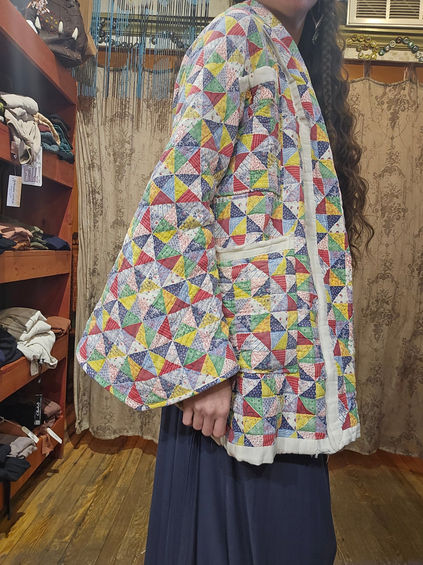 OOAK Handmade Upcycled Quilt Coat - Oz*