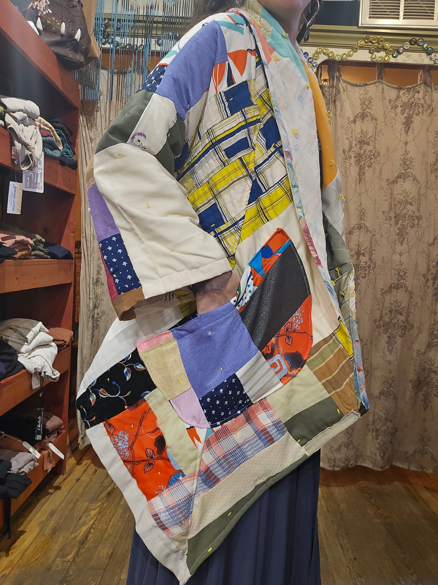 OOAK Handmade Upcycled Quilt Coat - Walker*