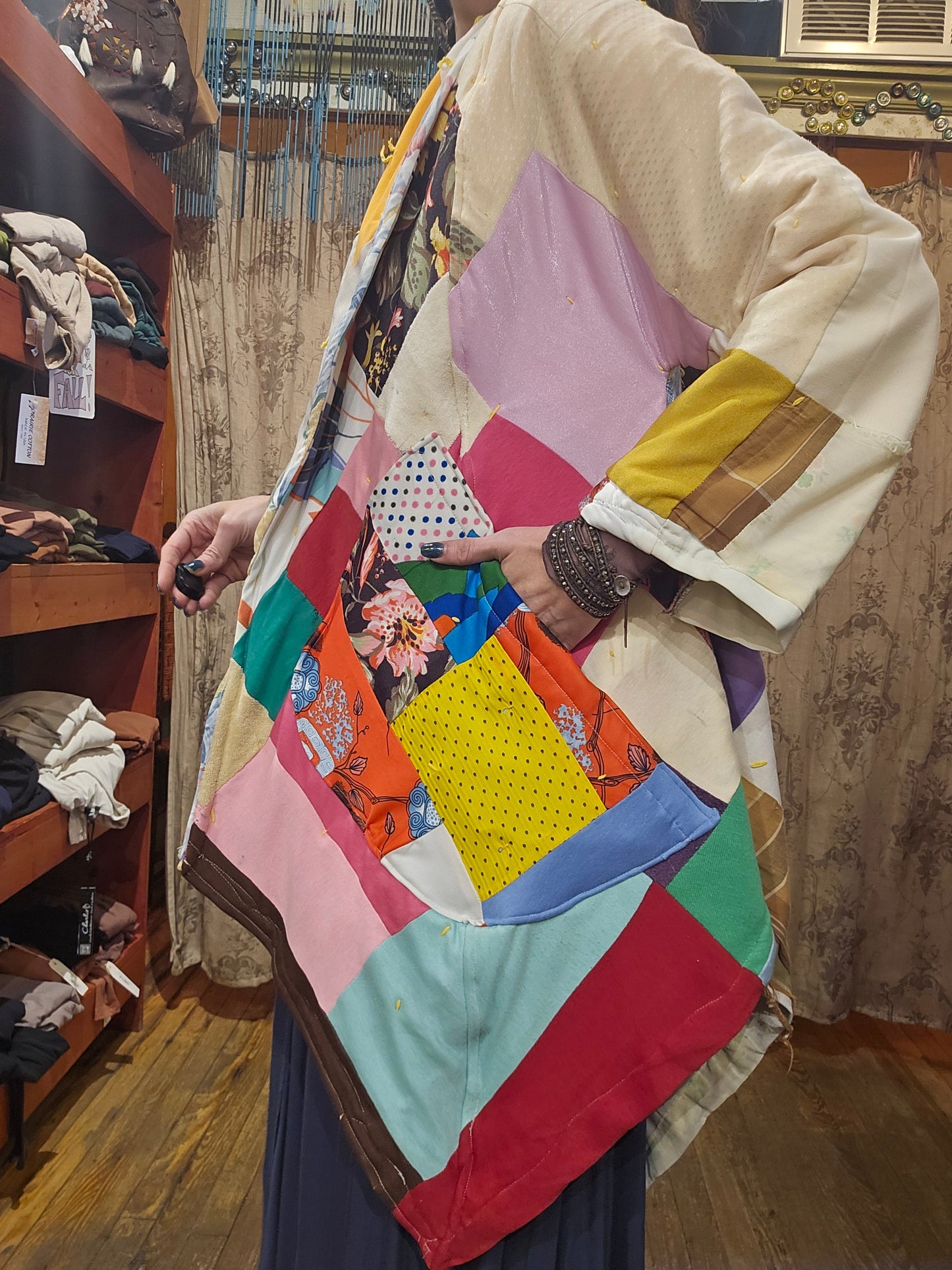 OOAK Handmade Upcycled Quilt Coat - Walker*