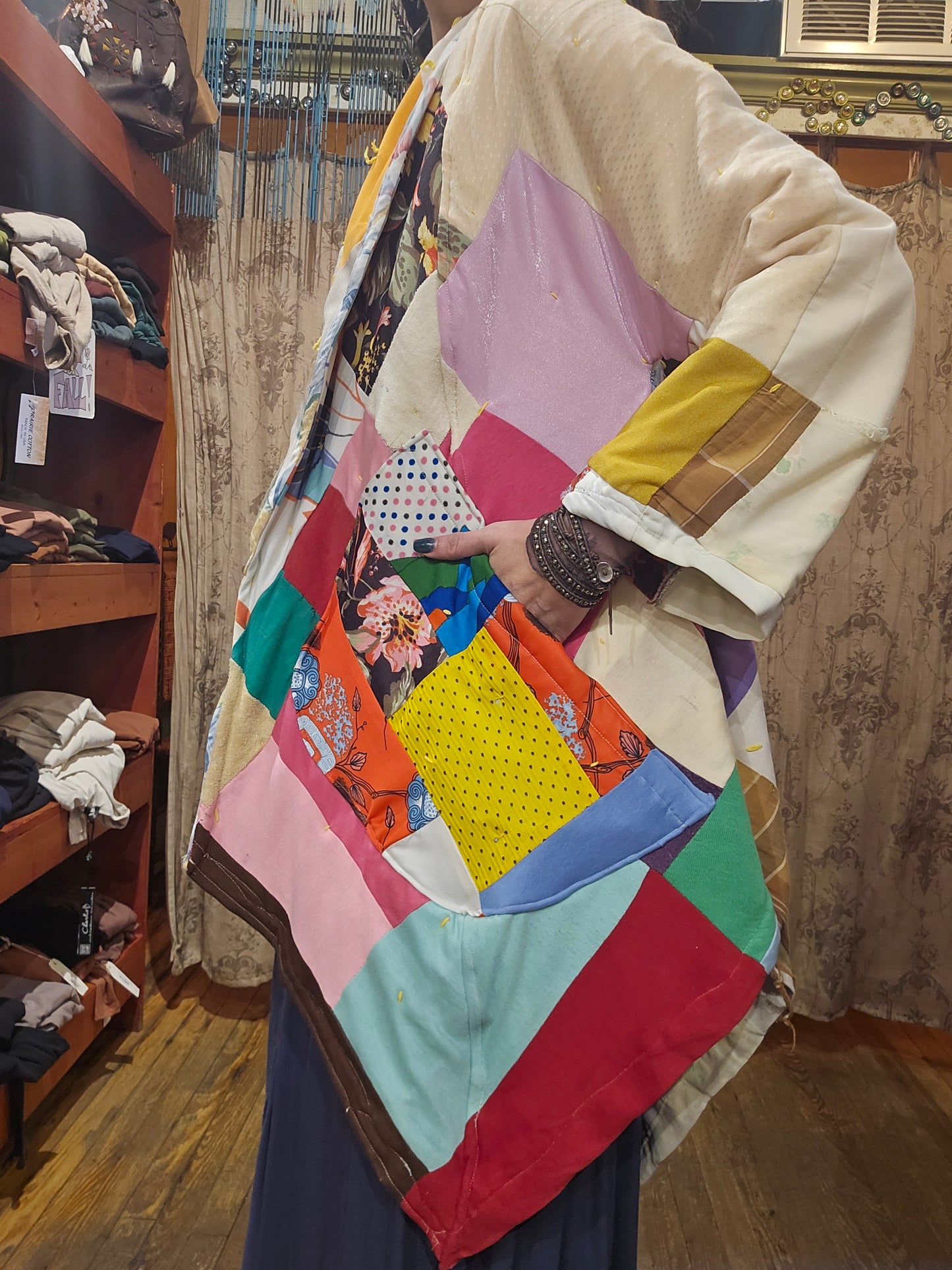 OOAK Handmade Upcycled Quilt Coat - Walker*