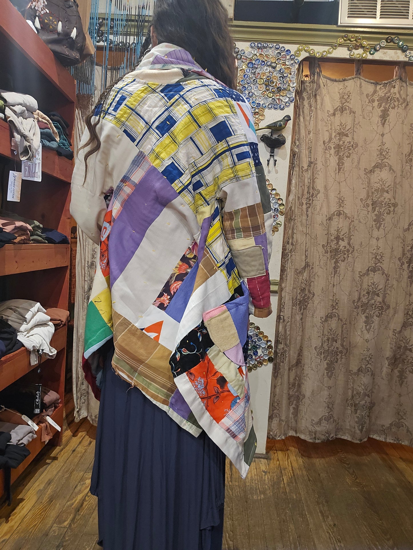 OOAK Handmade Upcycled Quilt Coat - Walker*