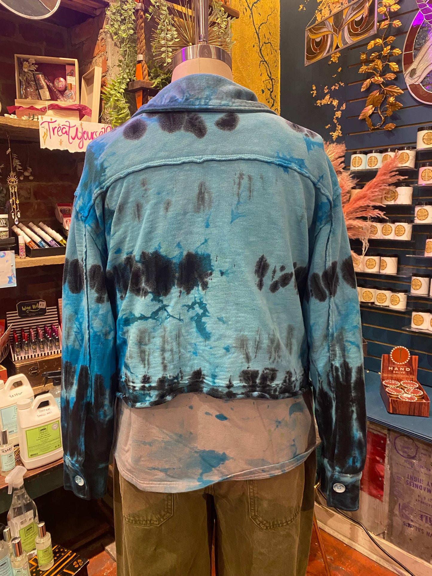 Custom Dyed Jacket - Blue