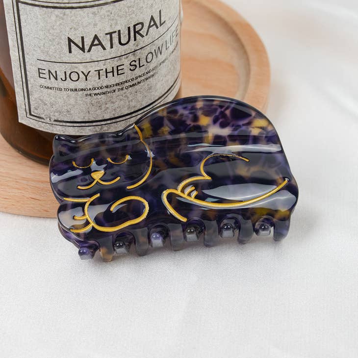 Lovely Cat Hair Claw Clip, Eco-Friendly - La De Da