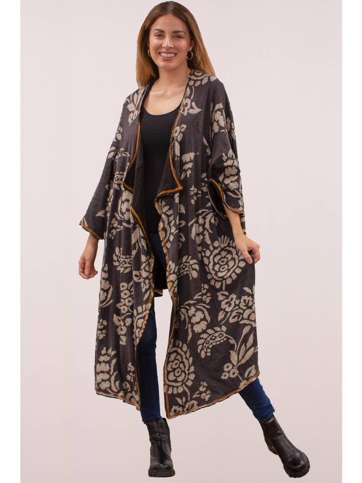Whit Reversible Jacket - Flora - La De Da