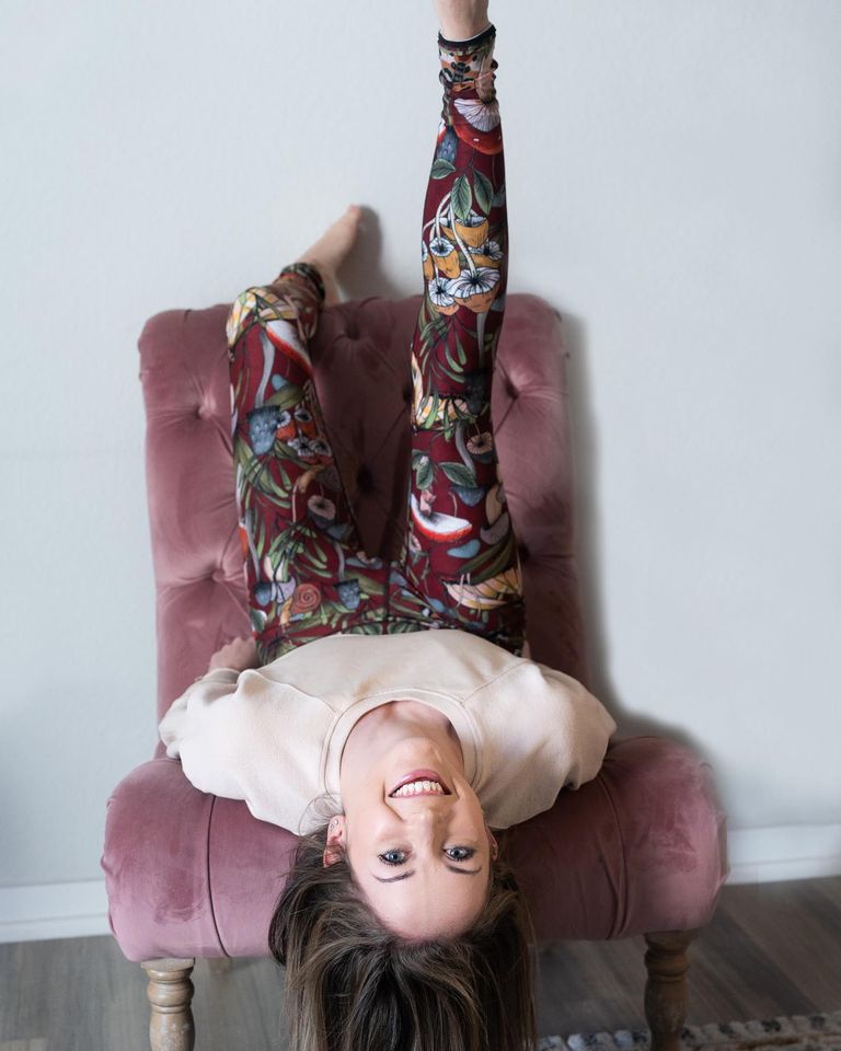 Fun Gal Printed Yoga Leggings - La De Da