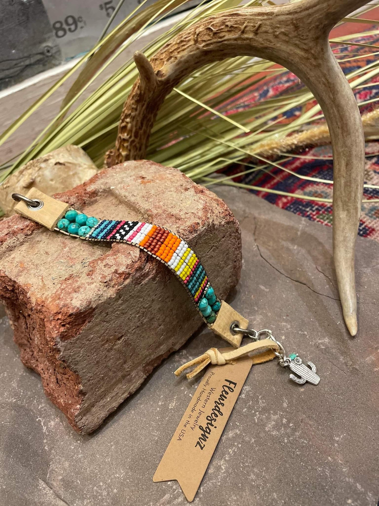 La Gringa Bandolita, Stacking Western Cuff Bracelet - La De Da