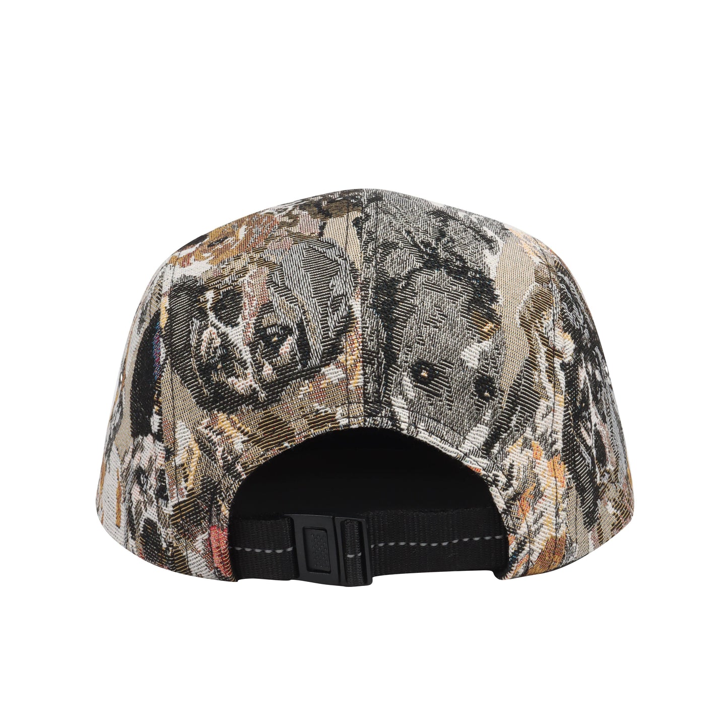 Unique Dog Jacquard 5 Panel Hat Camp Cap