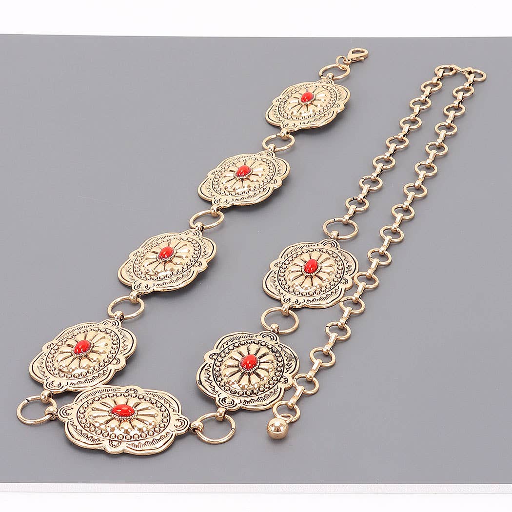 Ornate Disc Chain Belt - RDGD
