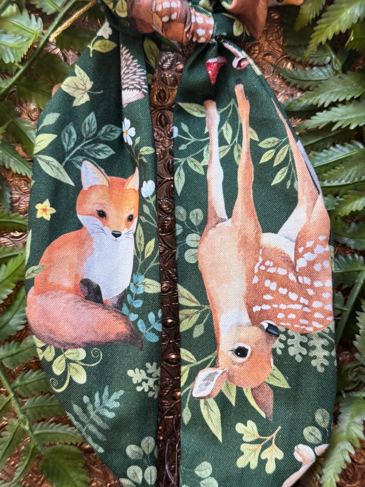 Forest Animals Scrunchie Scarf #SS14*