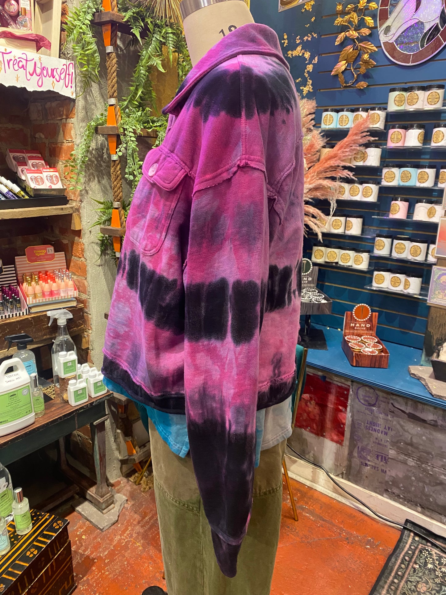 Custom Dyed Jacket - Purple