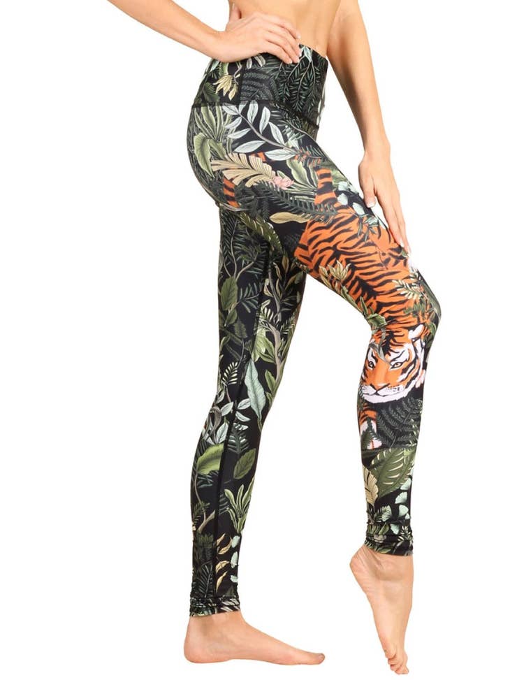 Rawr Talent Printed Yoga Leggings - La De Da