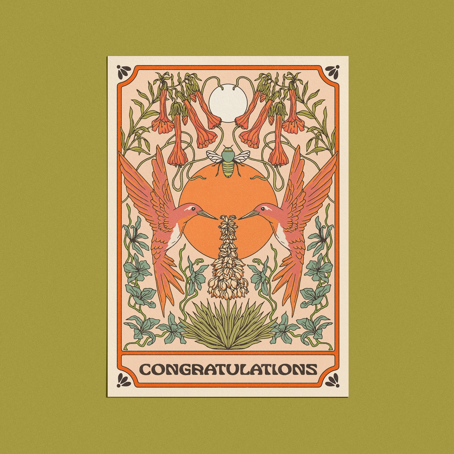 Congratulations Card - With cello wrap