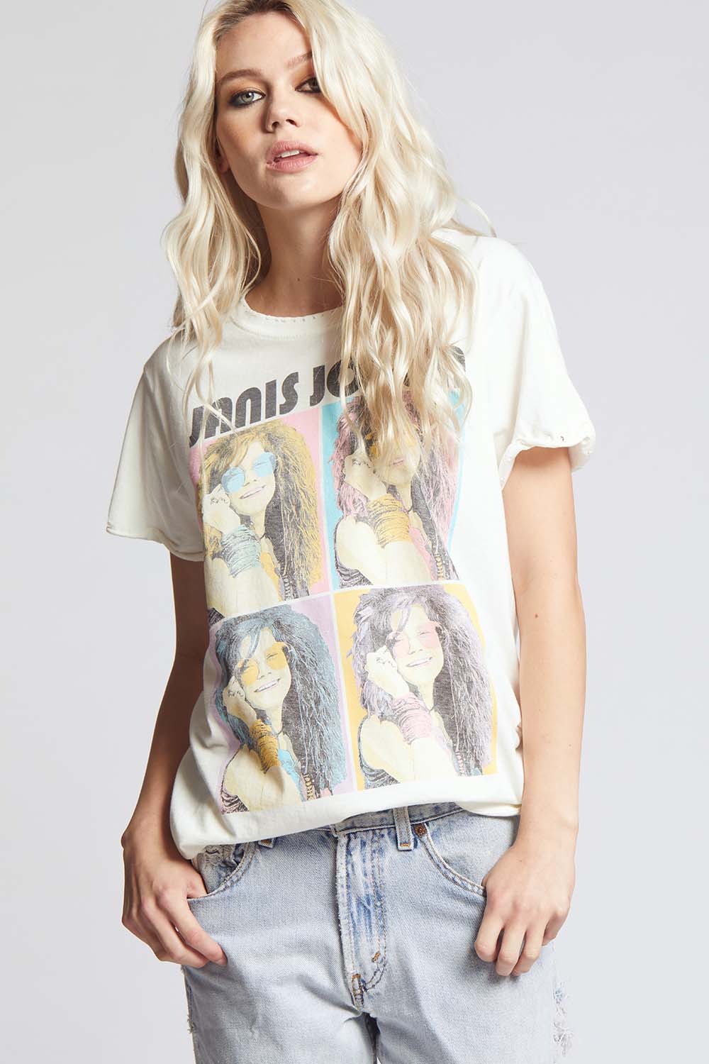 Janis Joplin Portrait Tee - La De Da