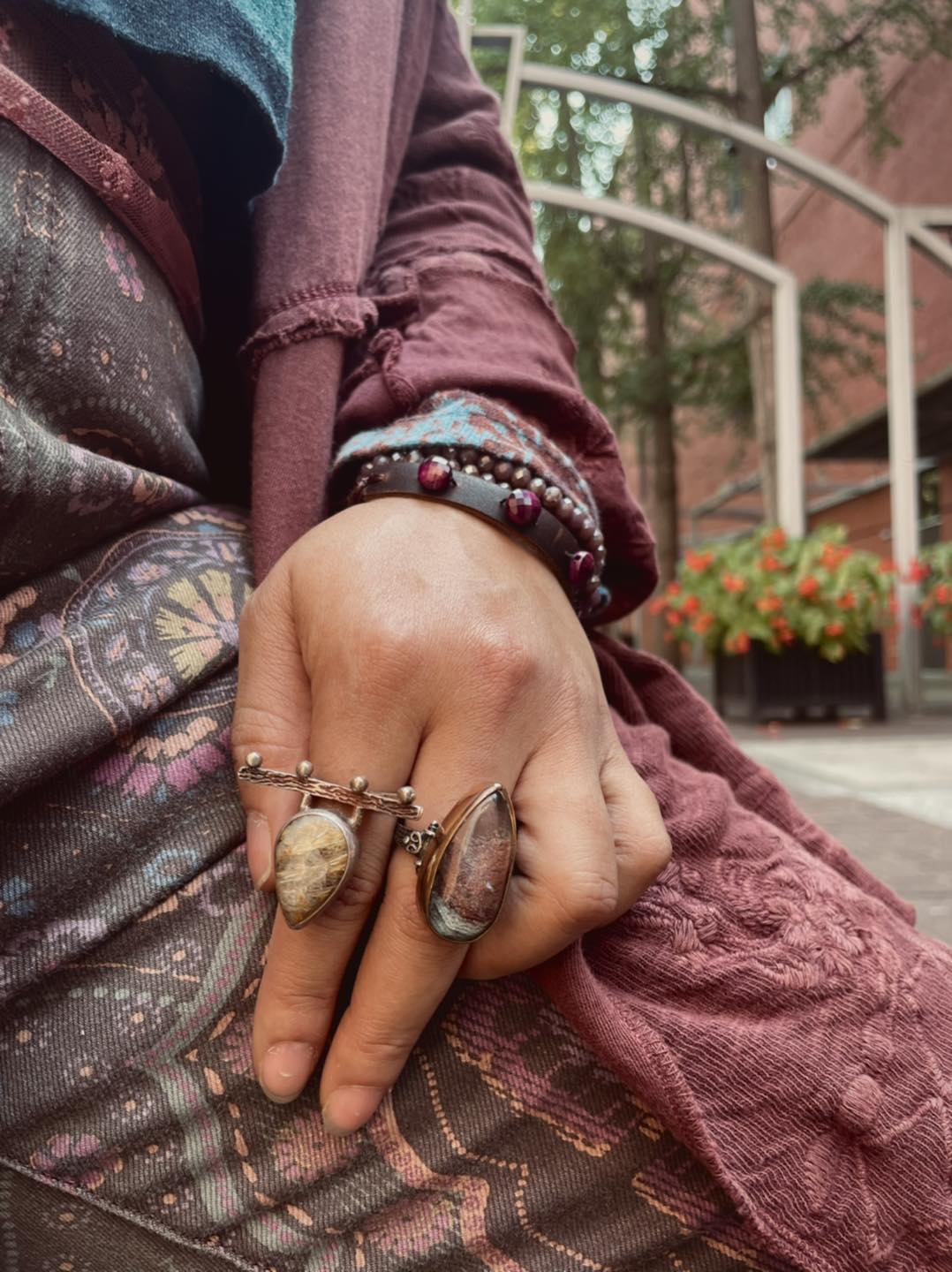 Golden Rutilated Quarts Ring - La De Da