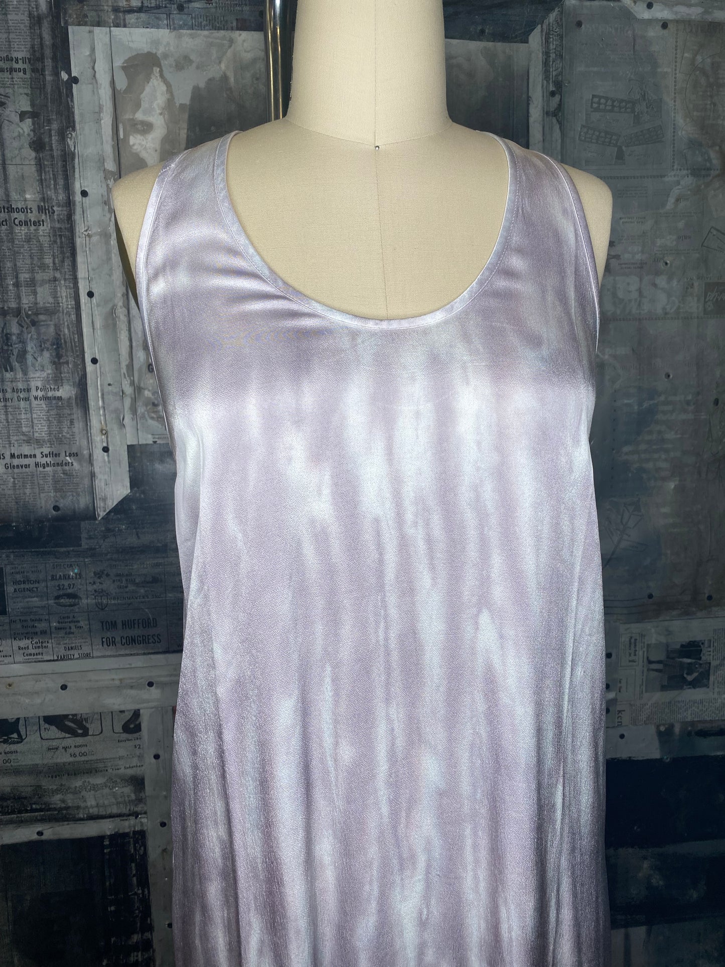 Copal Tank Dress- Smoke Signal Wash