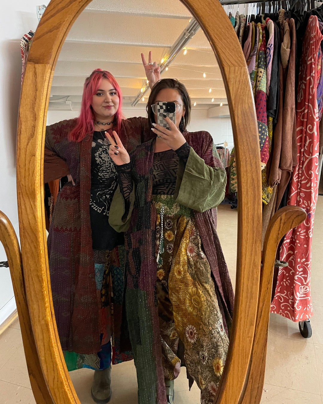 Suntan Majestic Caramel Overdye Kimono - La De Da