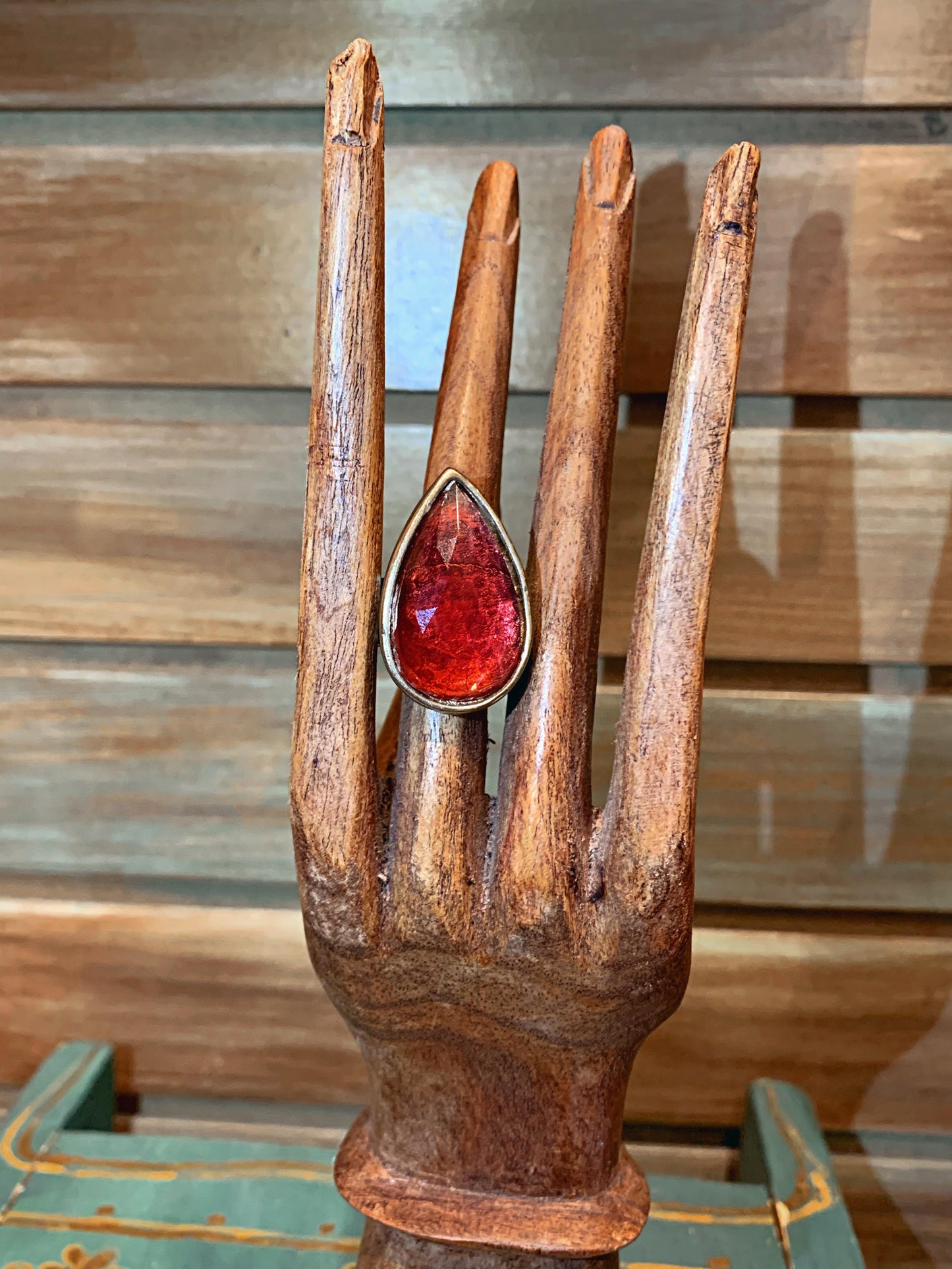 Faceted Rubellite Ring - La De Da