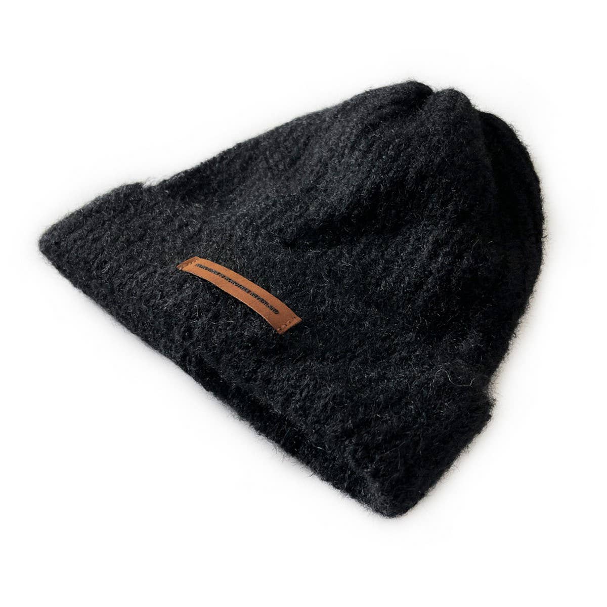 Adult Knitted Hat - Unisex (Black)