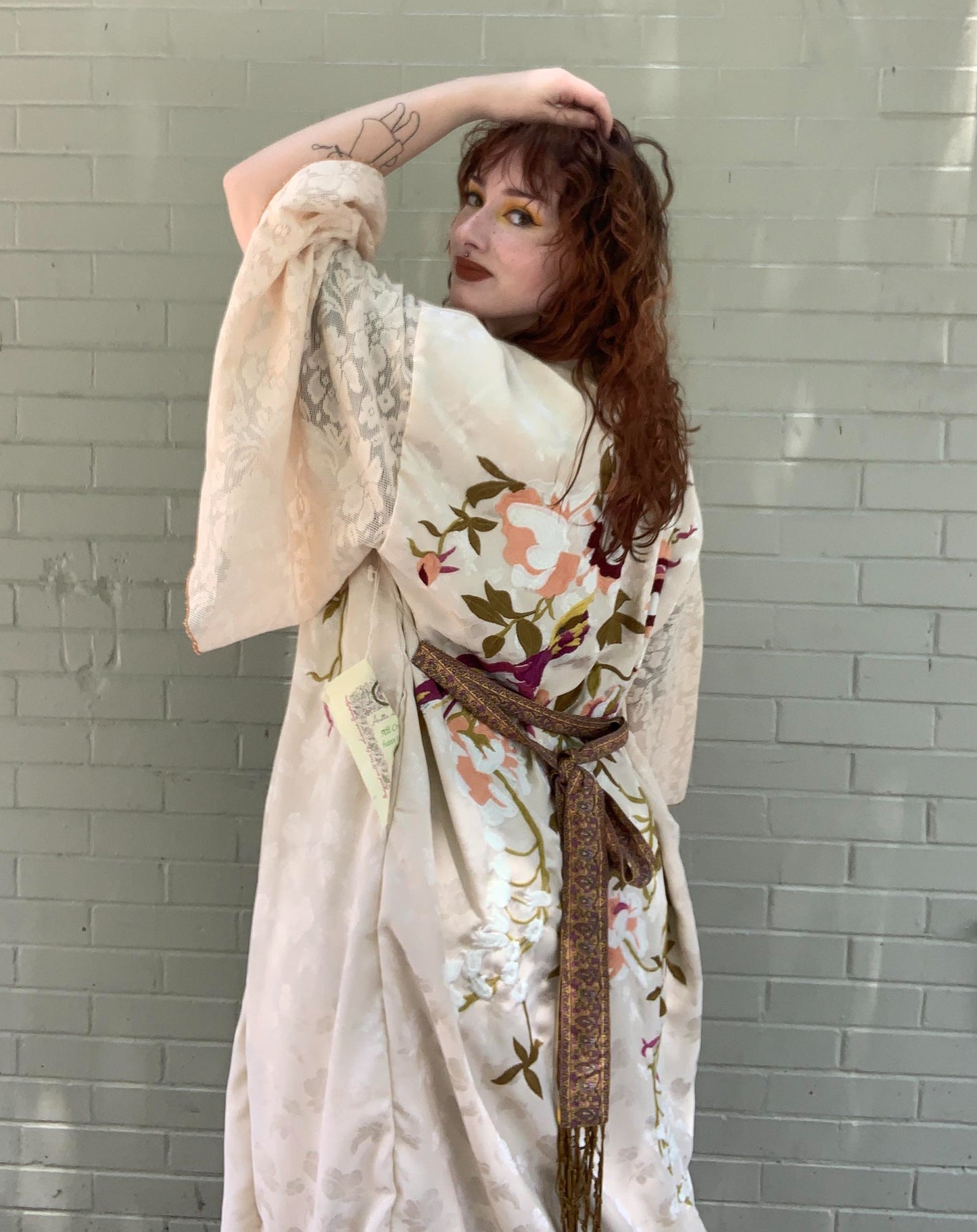 My Beauty Reversible Belted Kimono Jacket - La De Da