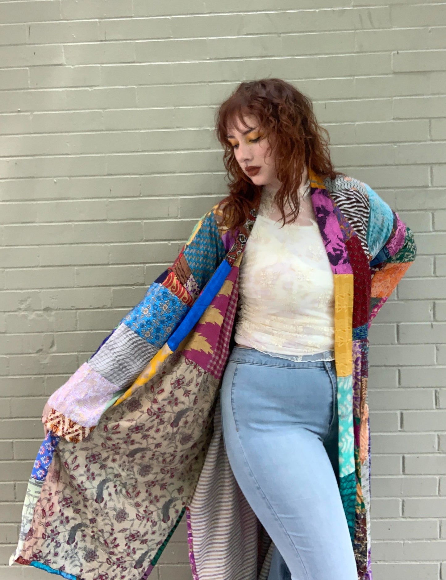 Goddess Patchwork Kantha Kimono Jacket - La De Da