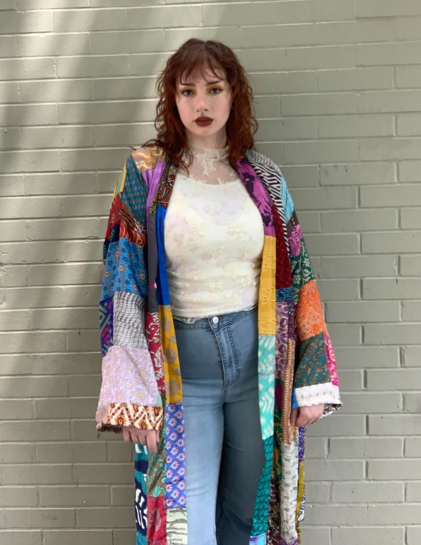Goddess Patchwork Kantha Kimono Jacket - La De Da