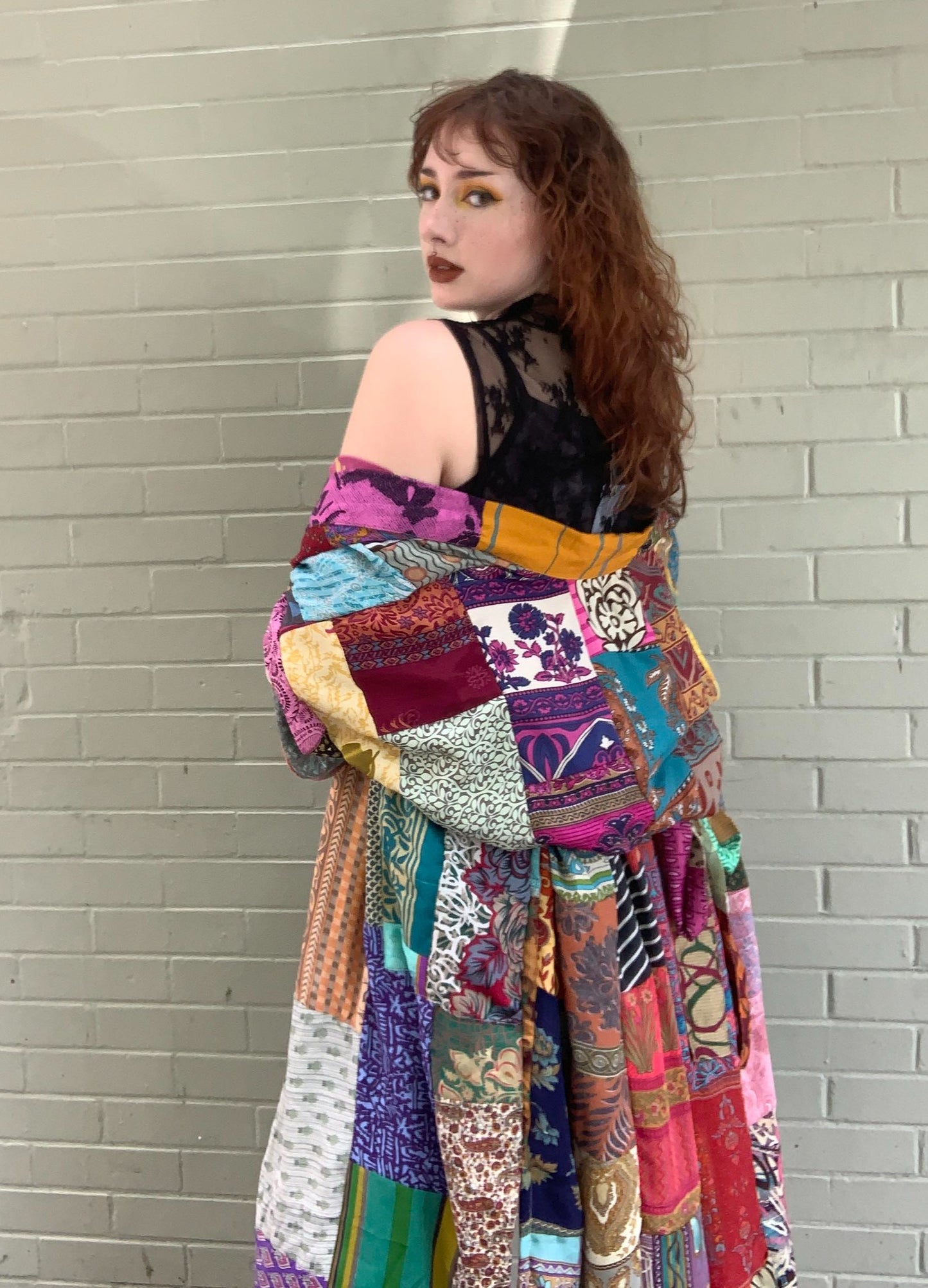 Goddess Patchwork Kantha Kimono Jacket - La De Da