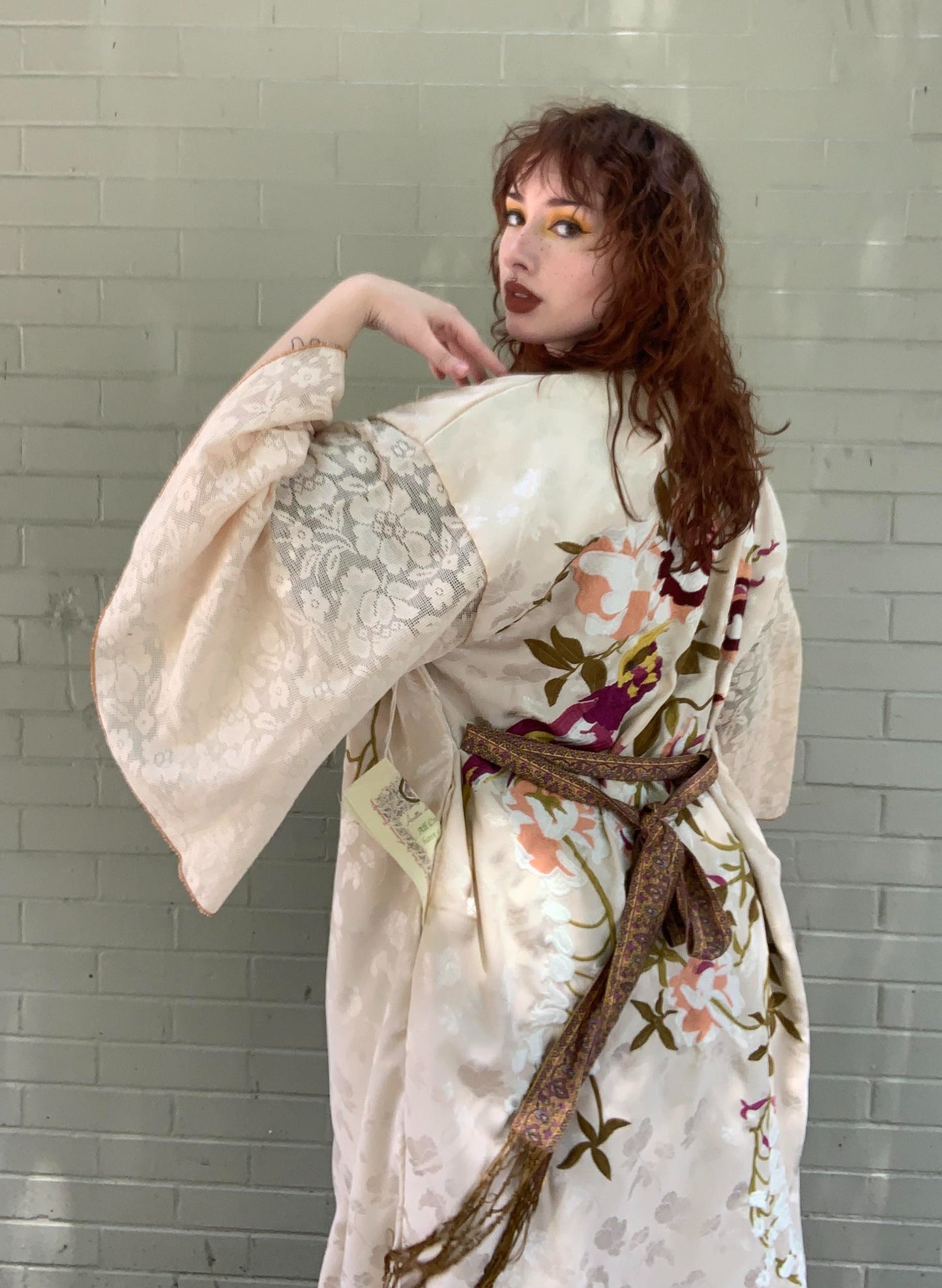 My Beauty Reversible Belted Kimono Jacket - La De Da