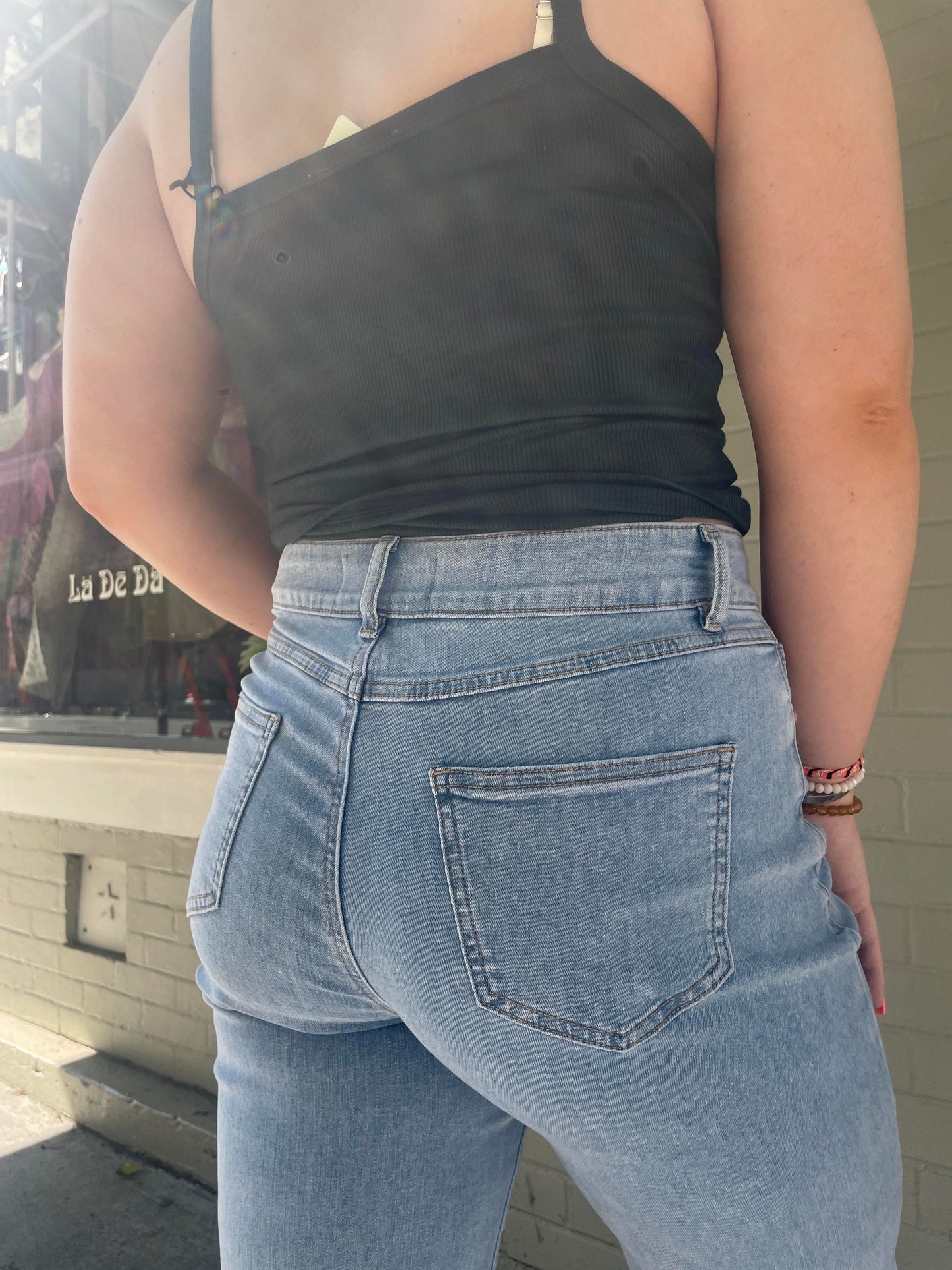 Ombré Wide Leg Jeans - La De Da