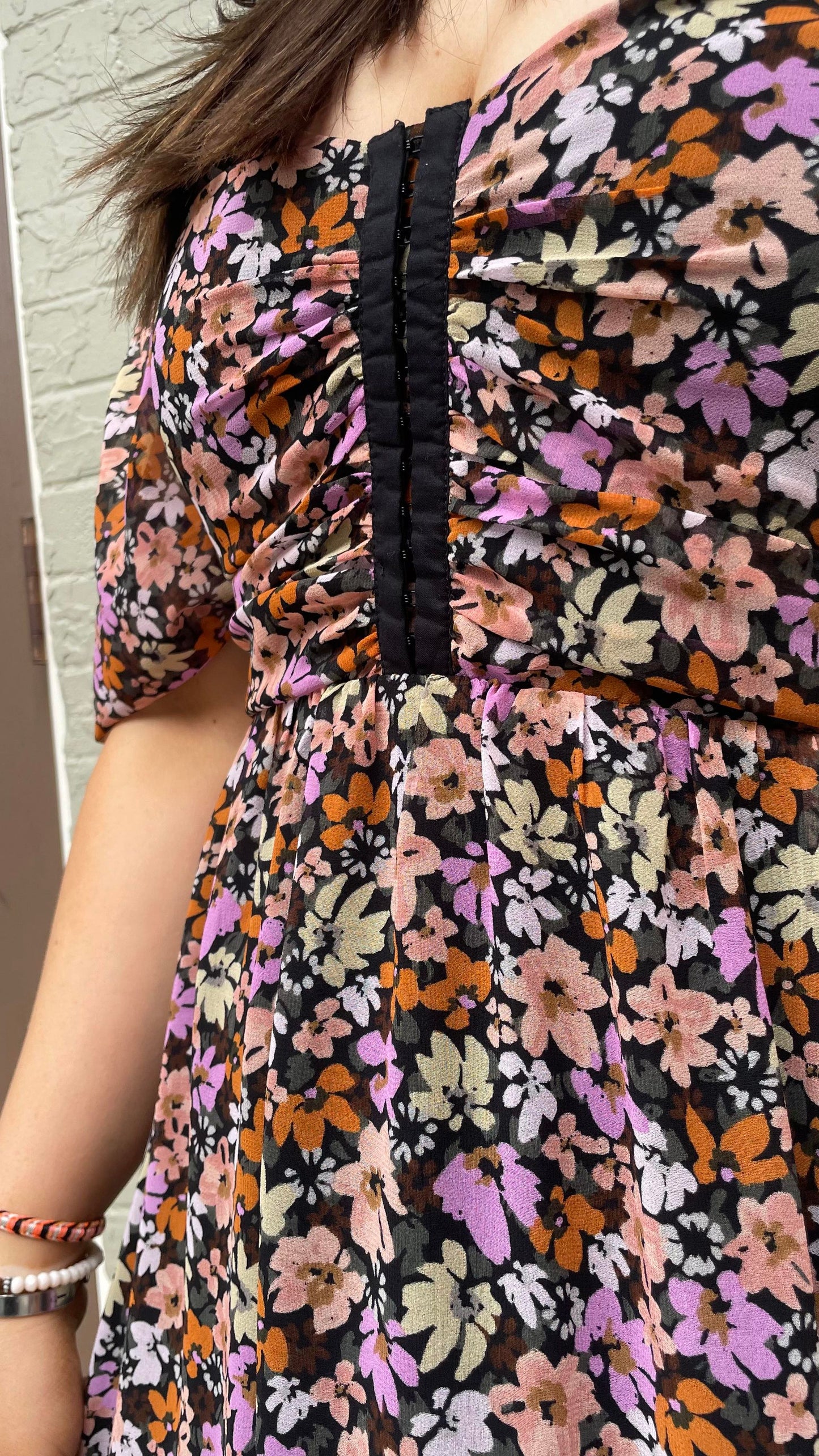 Floral Sedona Midi Dress - La De Da