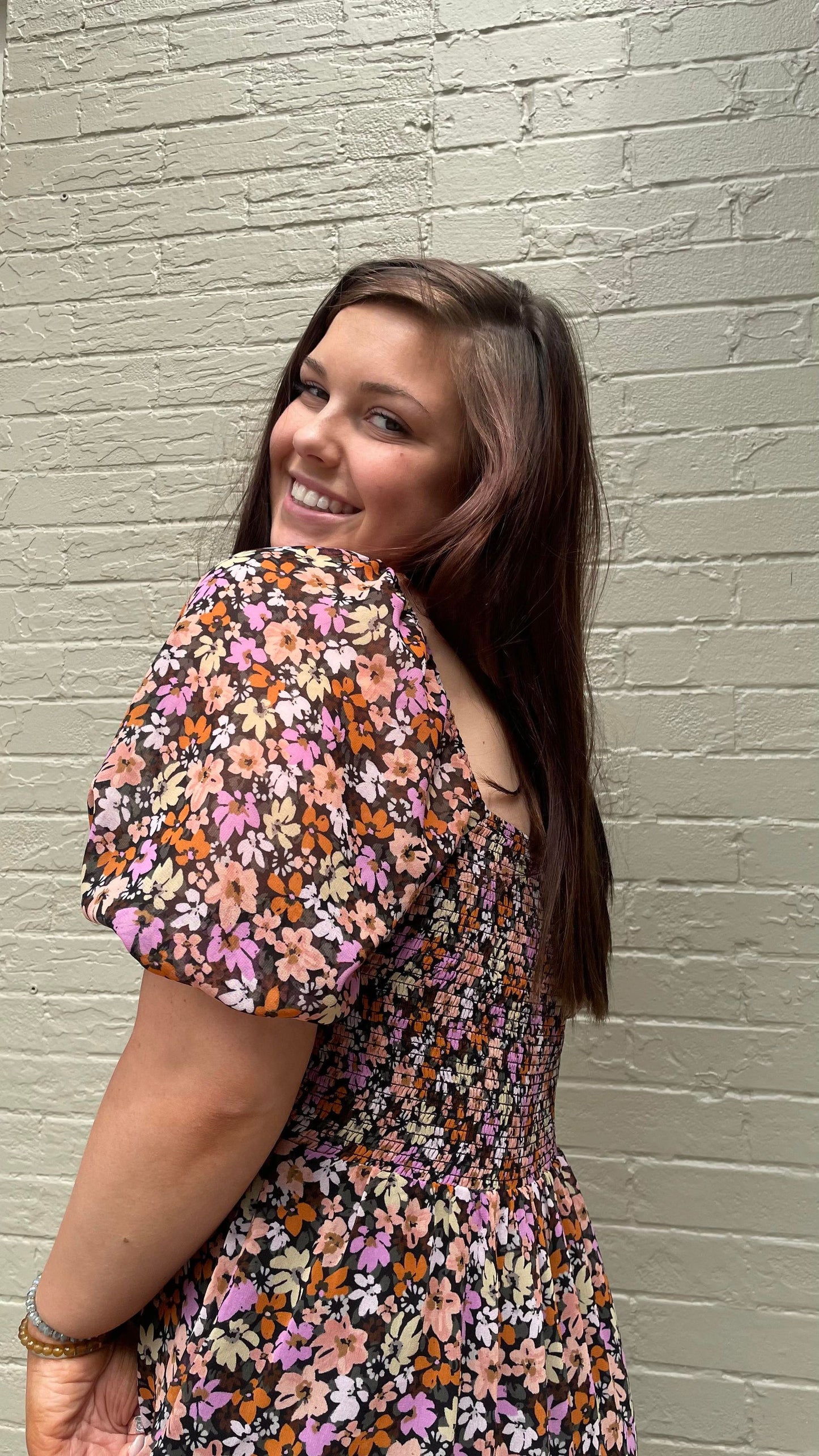 Floral Sedona Midi Dress - La De Da