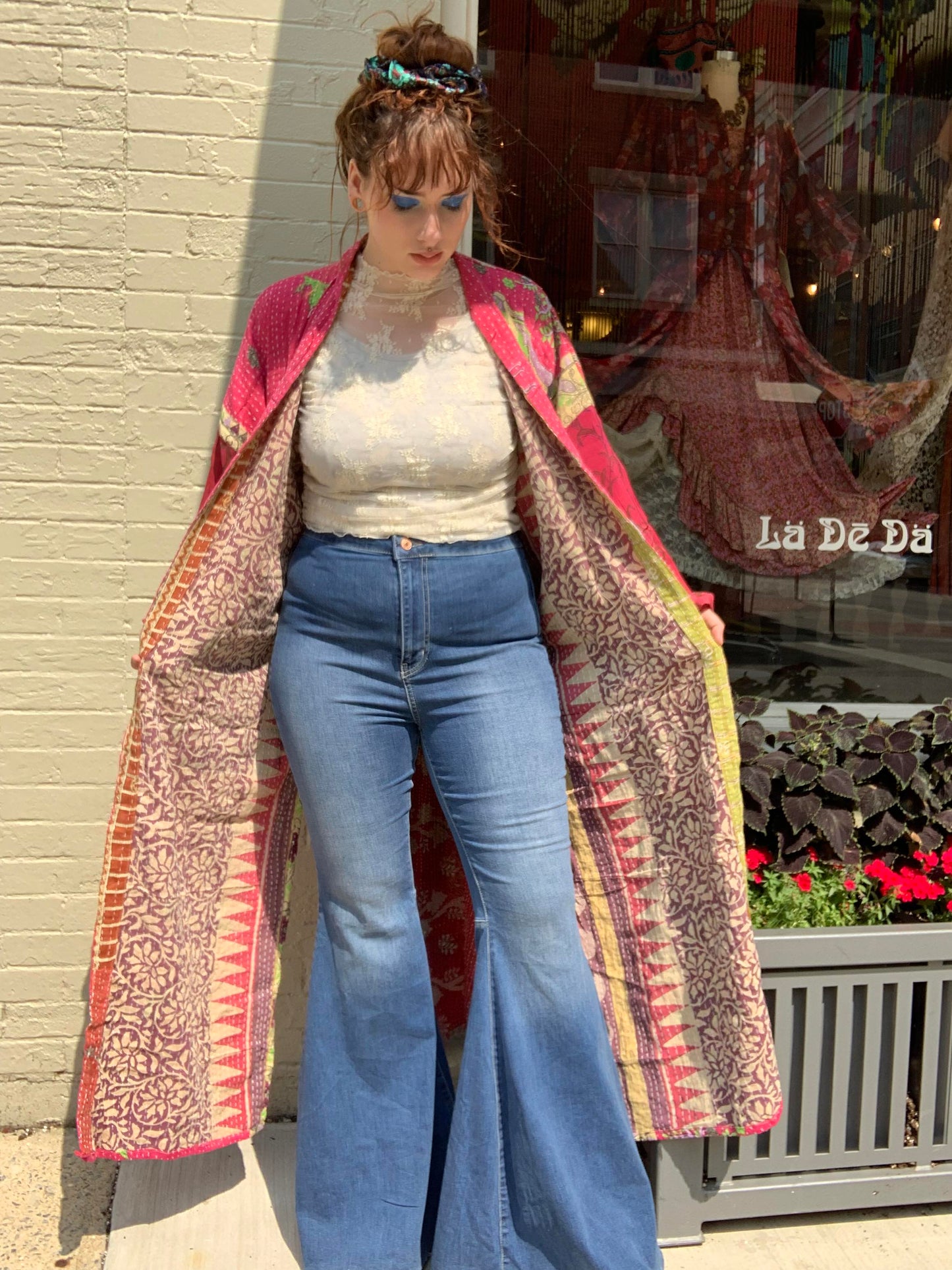 Red Currant Majestic Kimono - La De Da