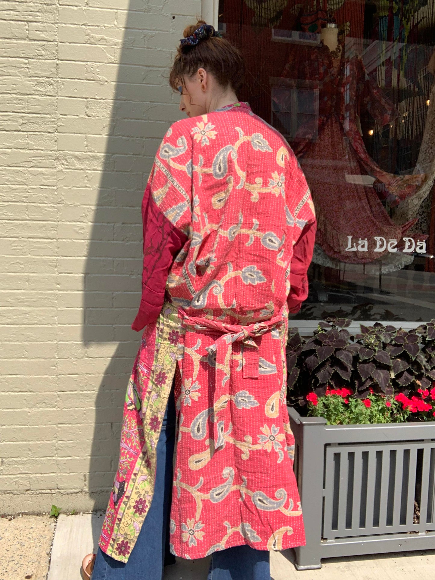 Red Currant Majestic Kimono - La De Da