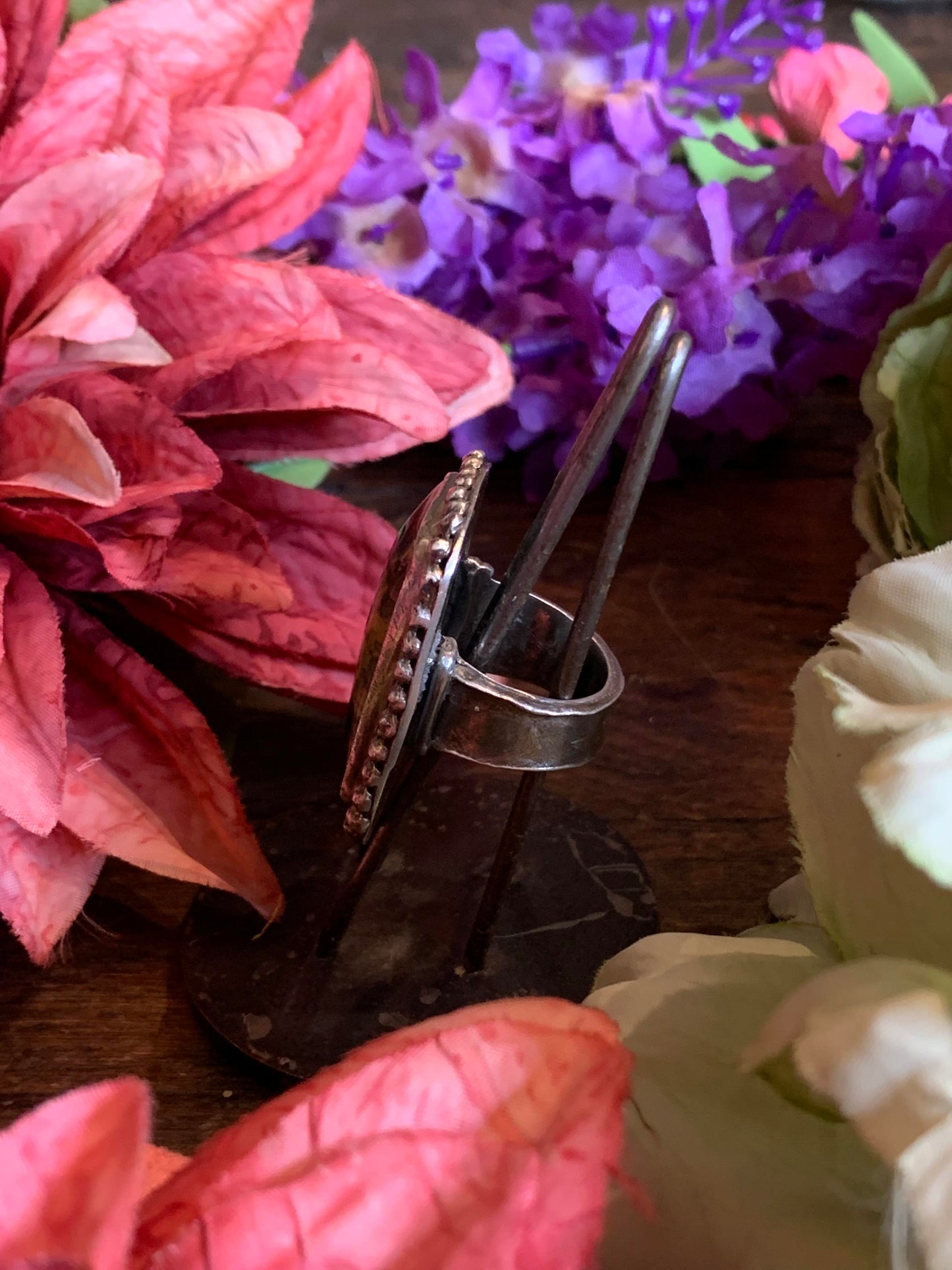 Ocean Jasper Fine Silver Ring* - La De Da