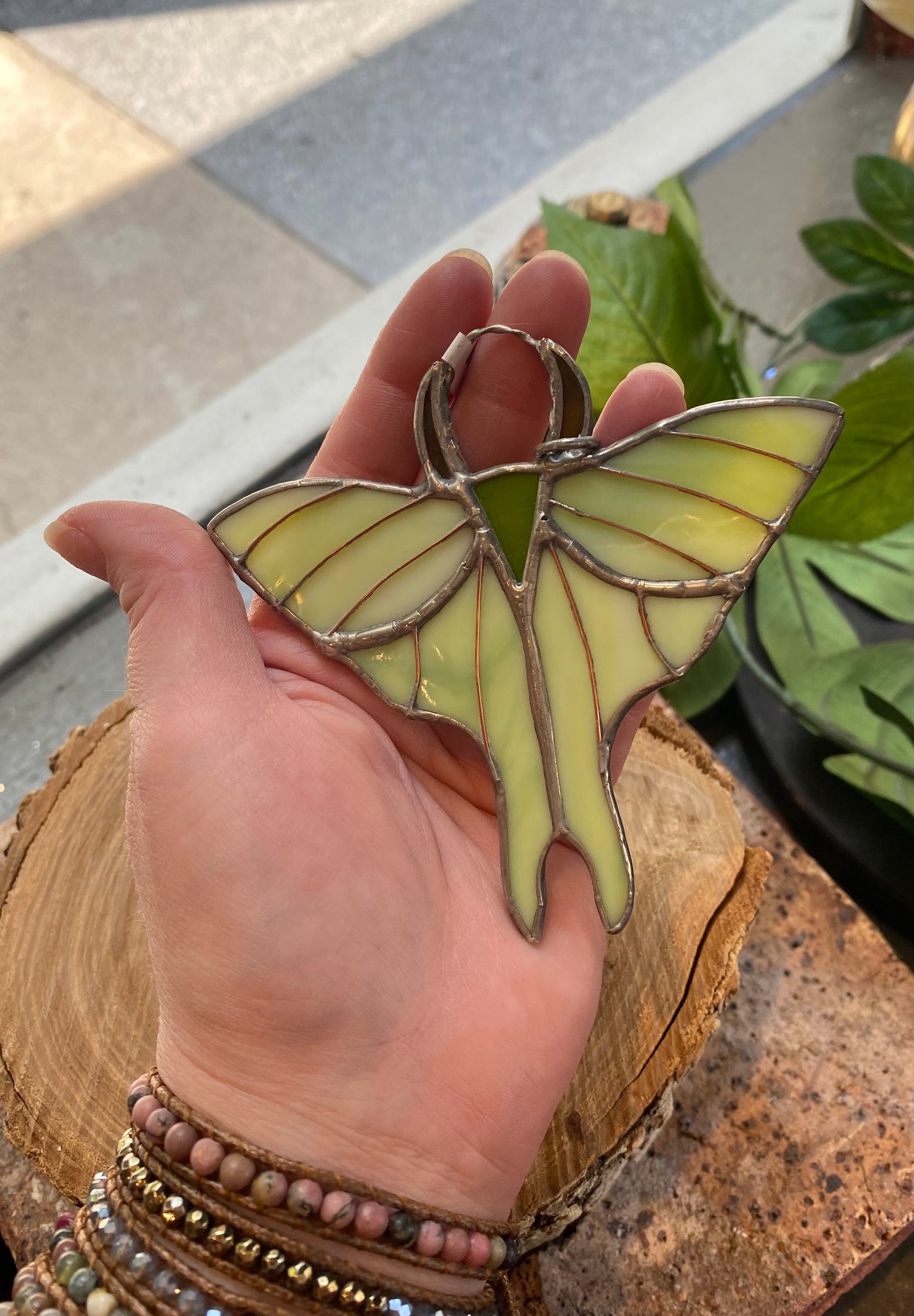 Luna Moth Glass Pendant - KC01*