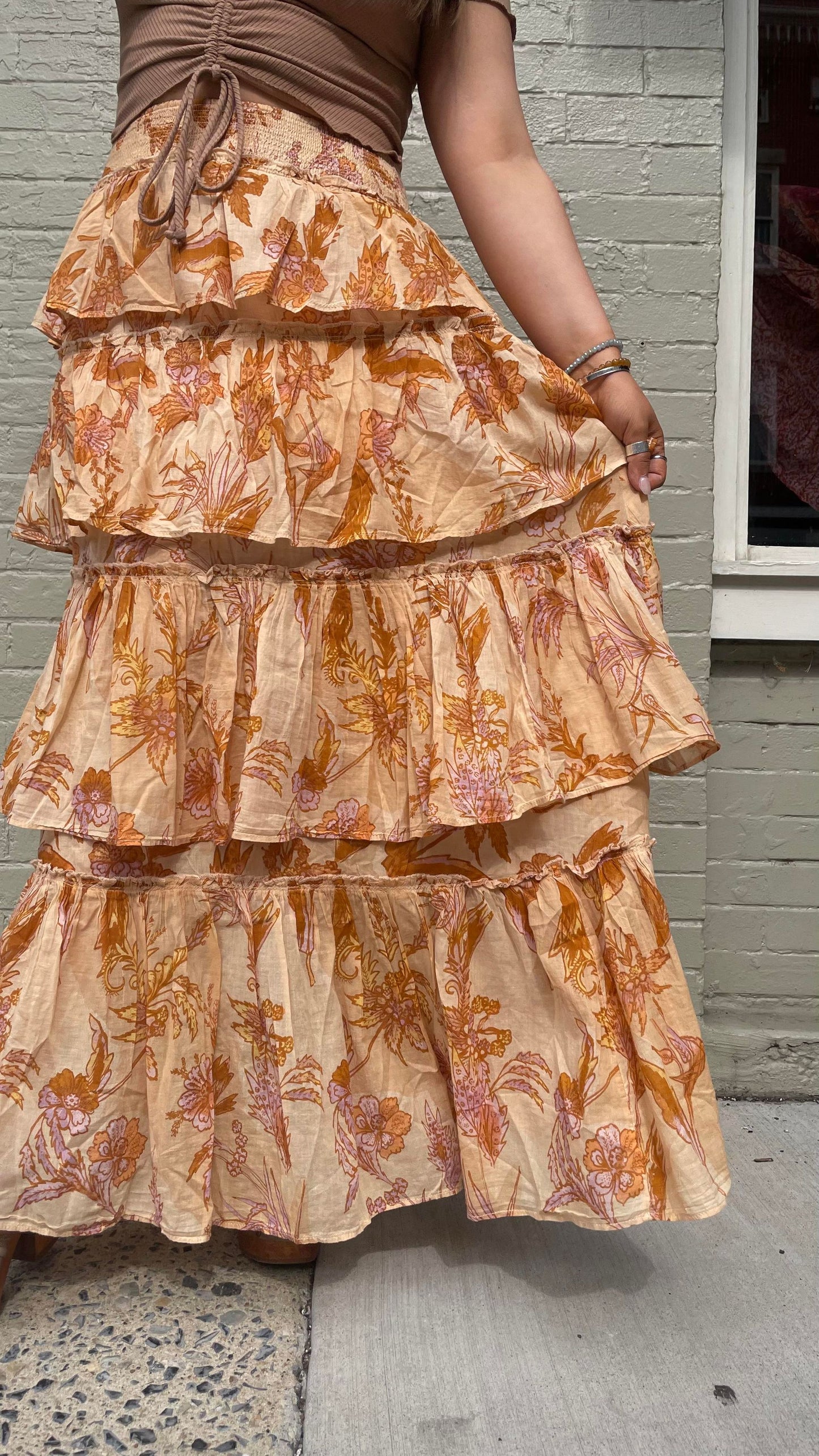 Sawyer Tiered Maxi Skirt - La De Da