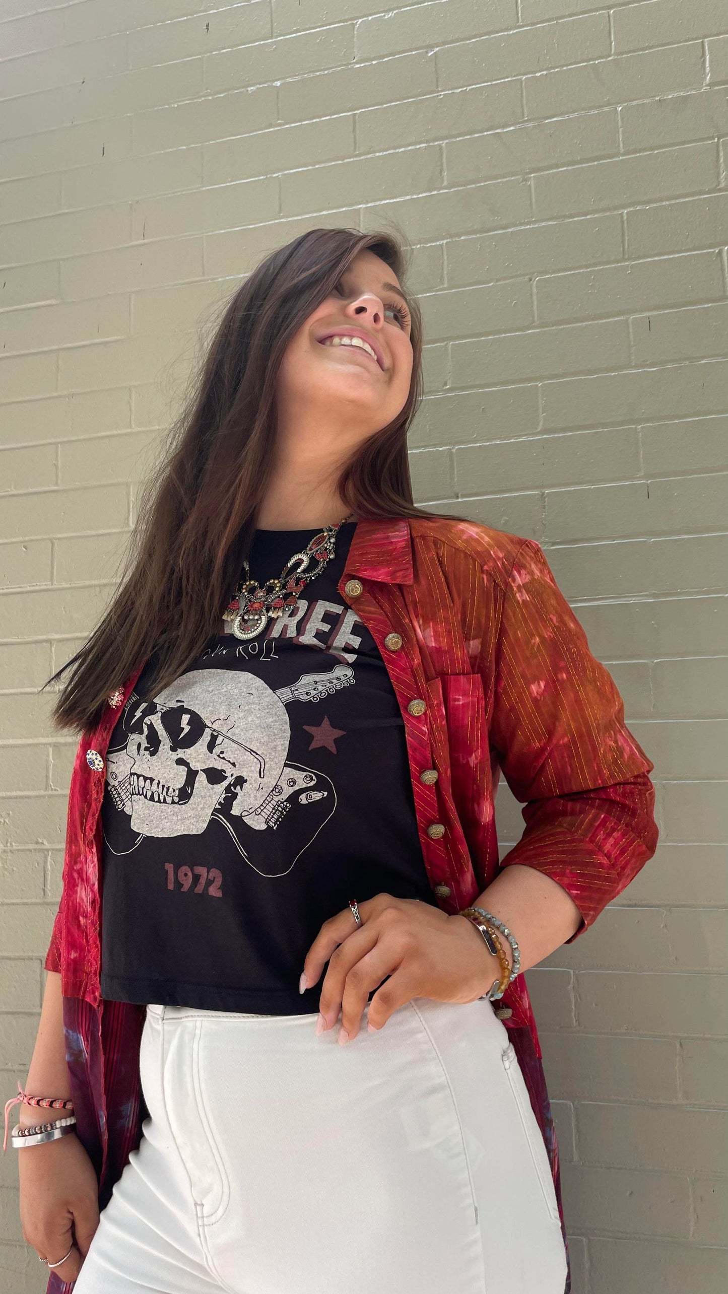 Born Free Rock n' Roll Crop Tee - La De Da