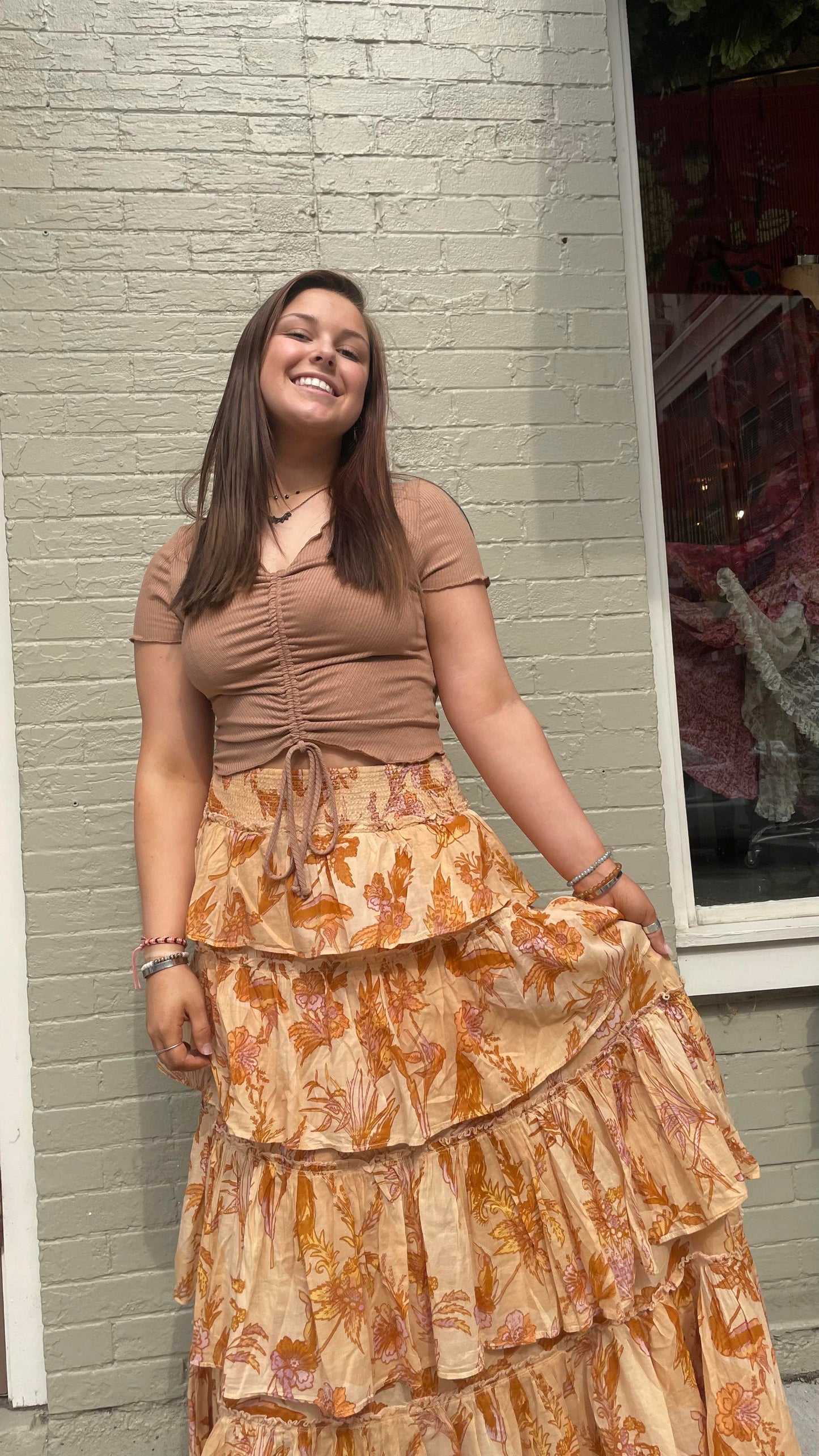 Sawyer Tiered Maxi Skirt - La De Da