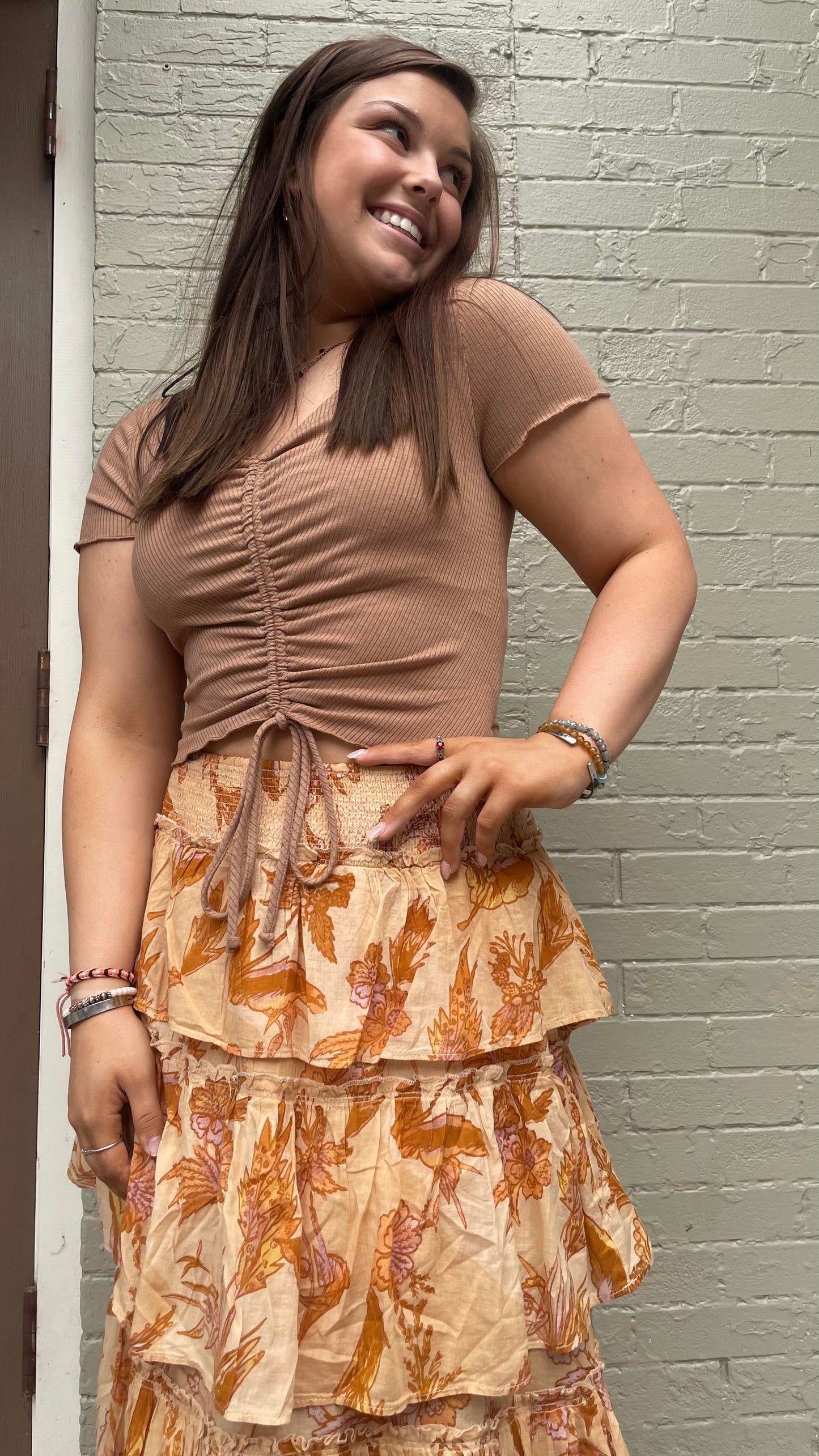 Sawyer Tiered Maxi Skirt - La De Da