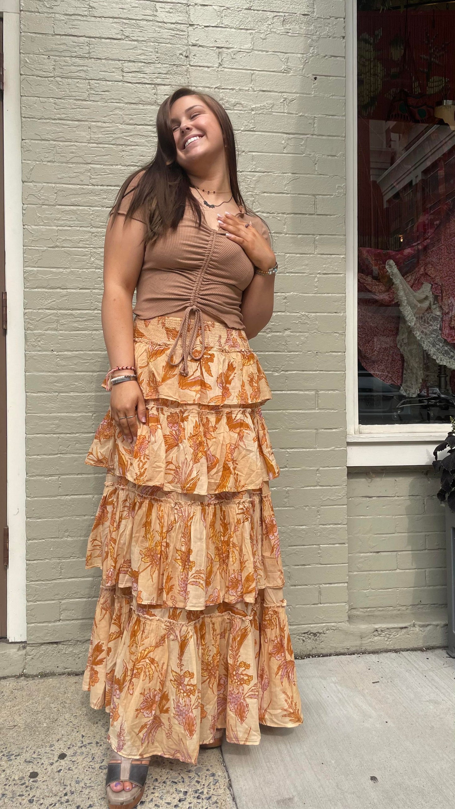 Sawyer Tiered Maxi Skirt - La De Da
