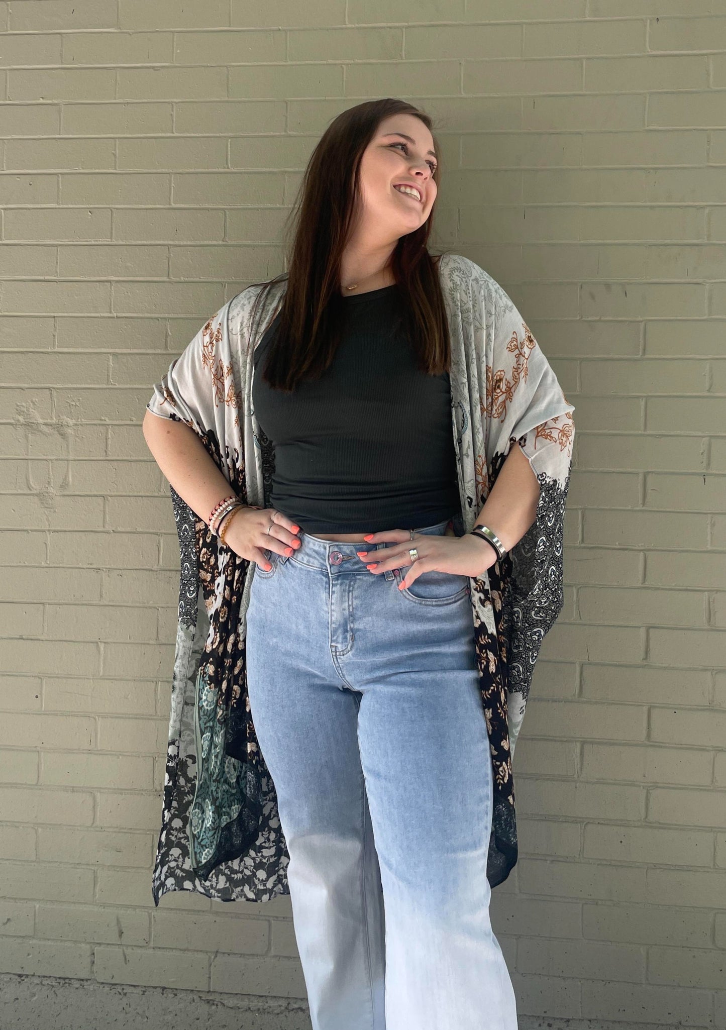 Ombré Wide Leg Jeans - La De Da