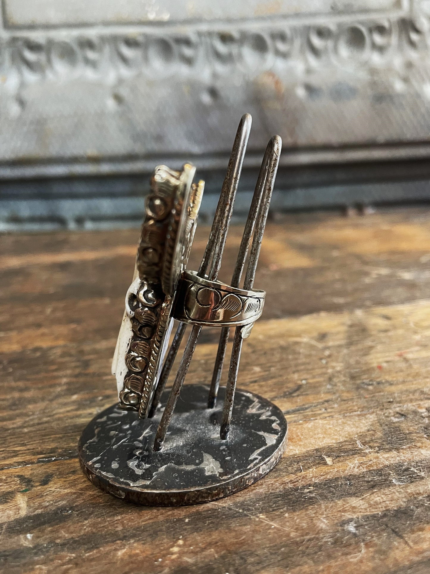 Bone Steer OOAK Ring - La De Da