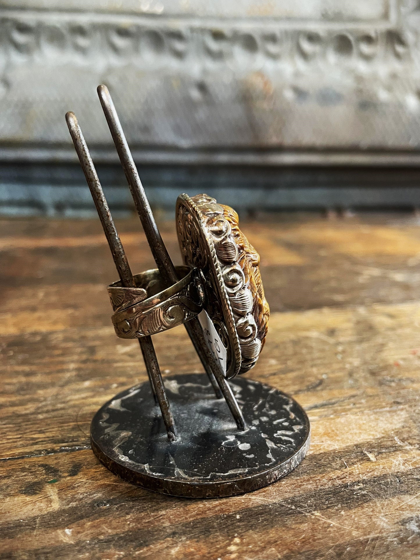 Tigers Eye Lion OOAK Ring - La De Da