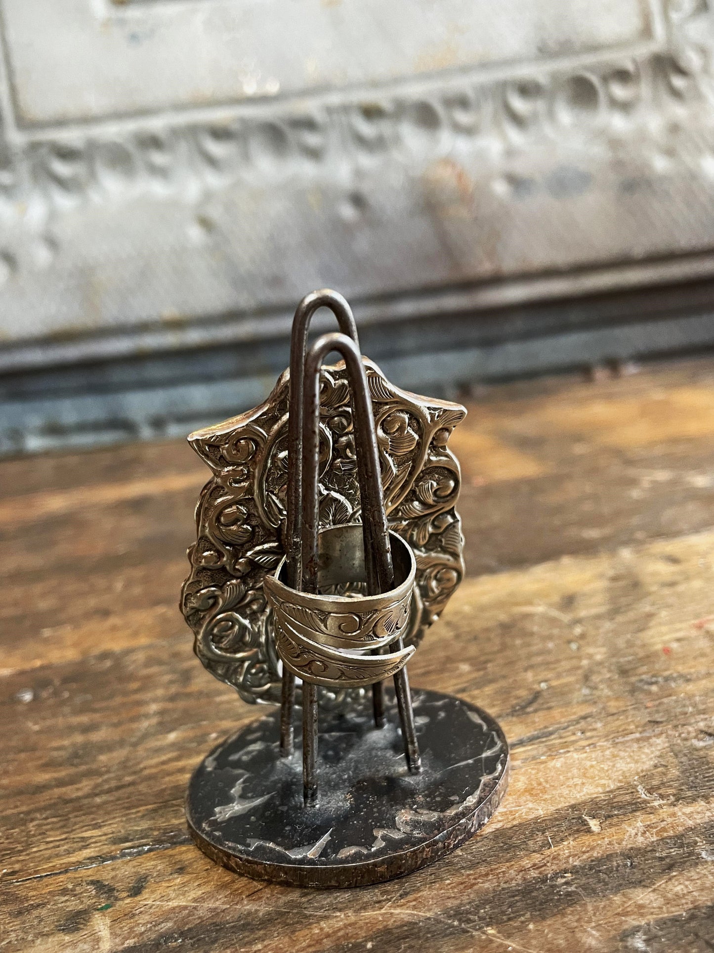 Sacred Heart Bone OOAK Ring - La De Da