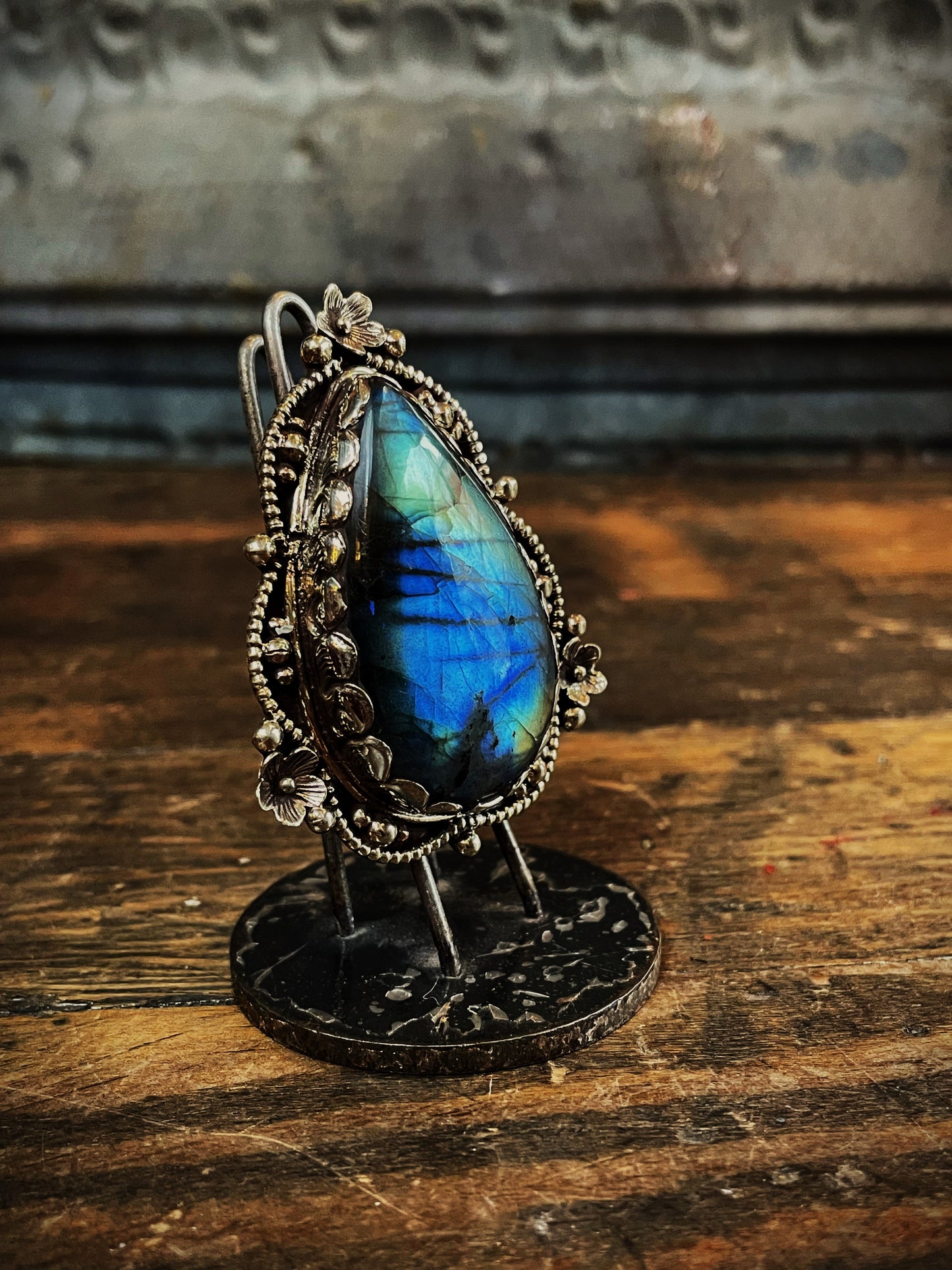 Labrodorite Dream Adjustable Ring - La De Da