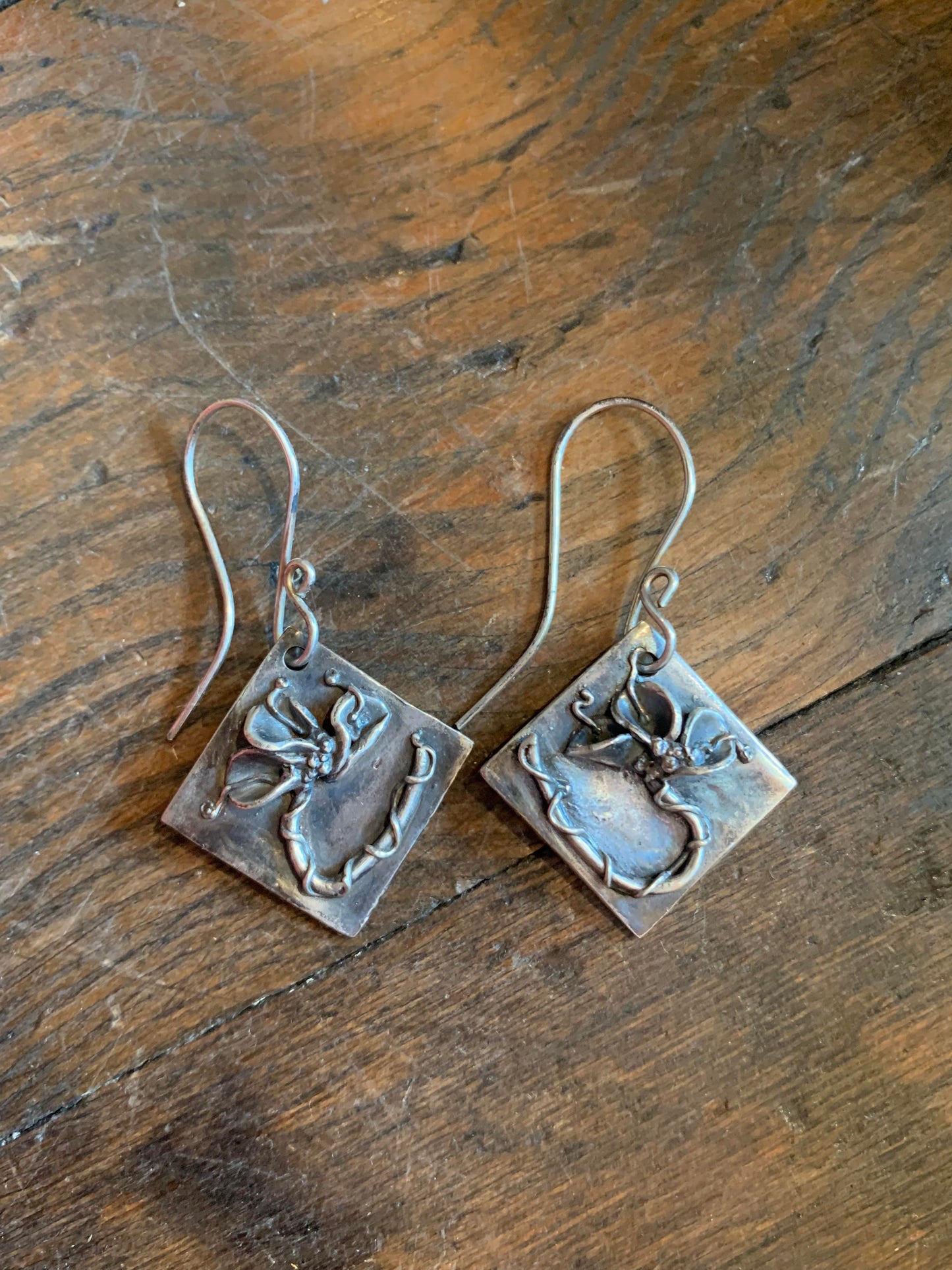 Fine Silver Floral Earrings* - La De Da