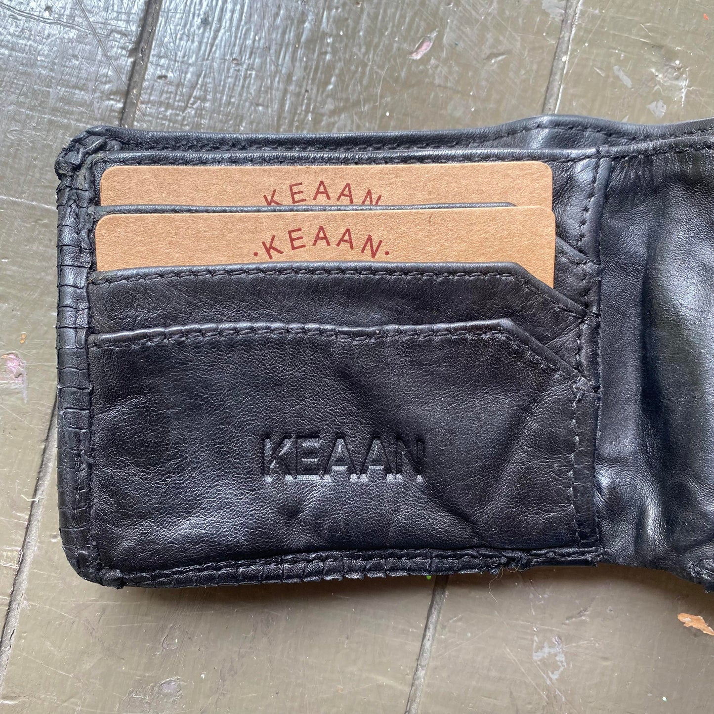 Black Gianni Men's Bi-Fold Wallet - La De Da