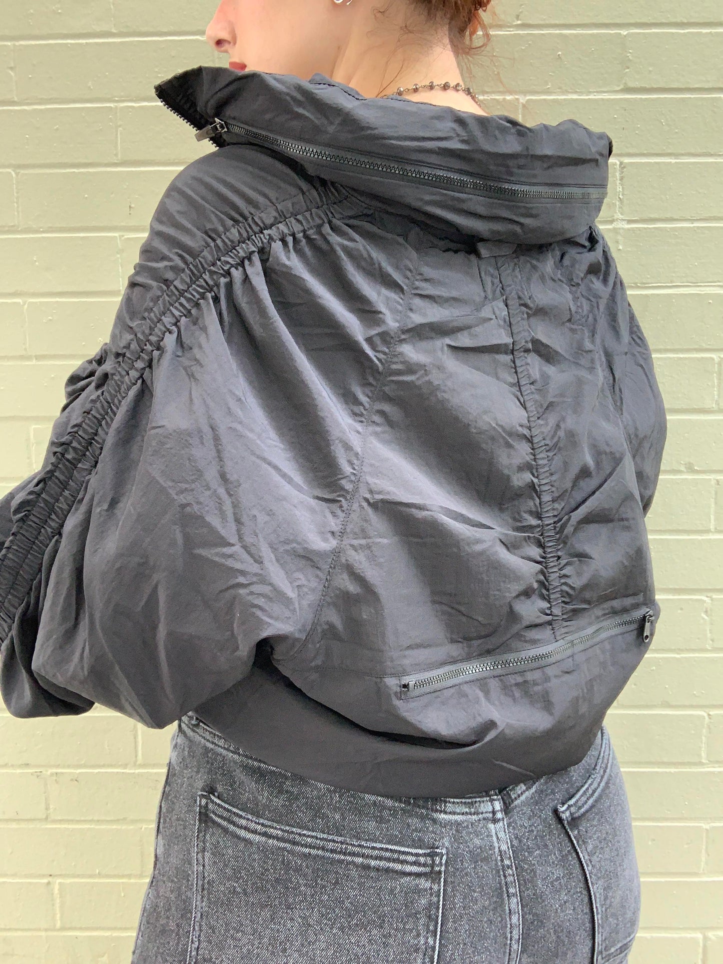 Black Way Home Packable Rain Jacket - La De Da