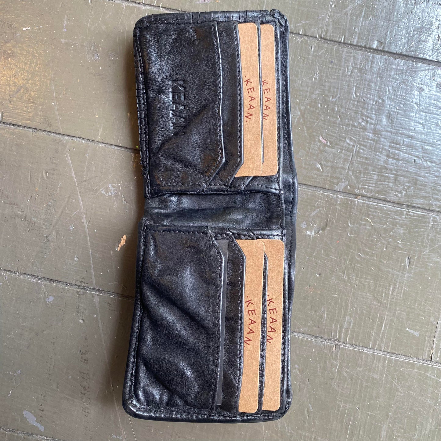 Black Gianni Men's Bi-Fold Wallet - La De Da