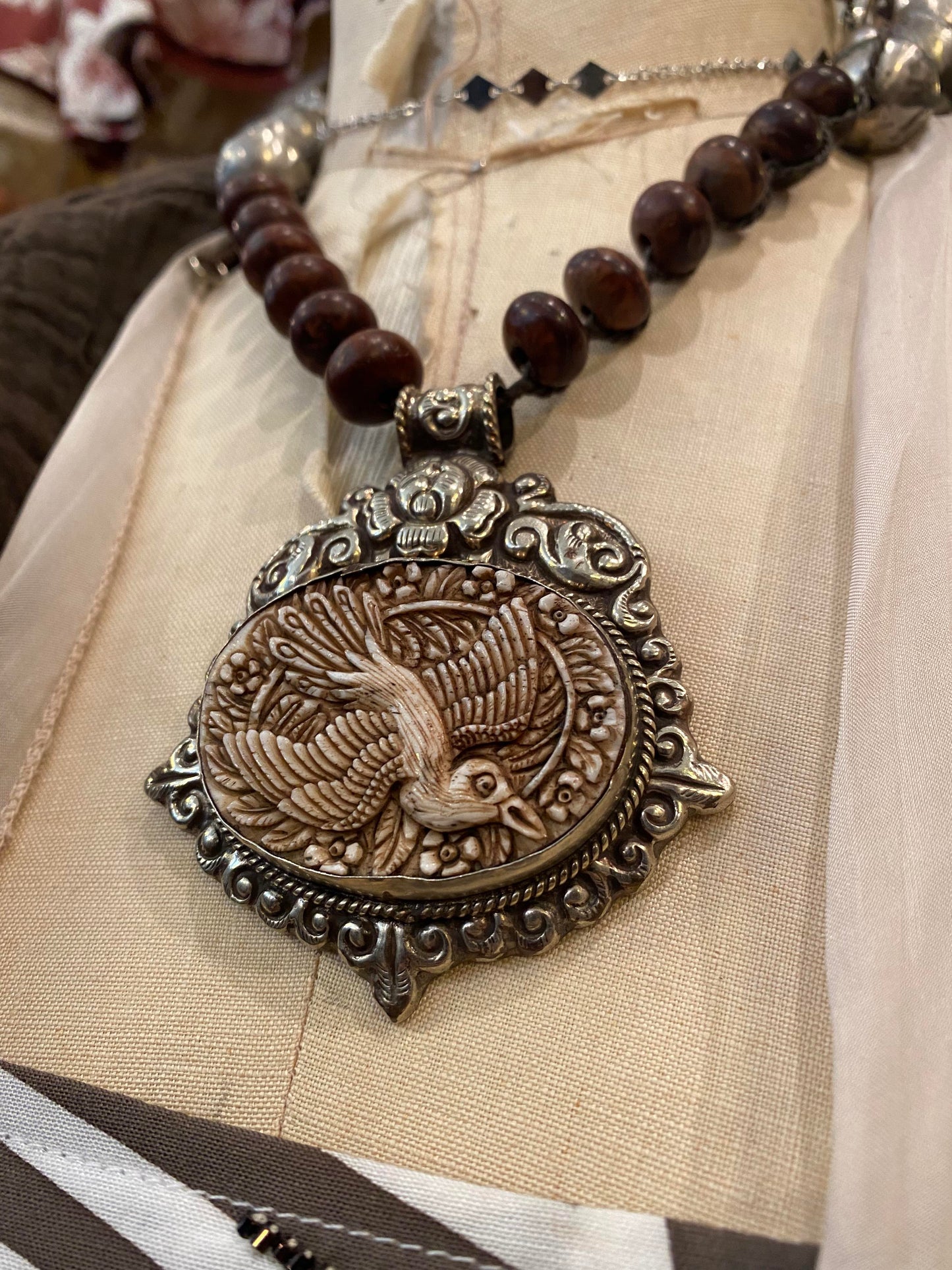 Crane necklace - La De Da